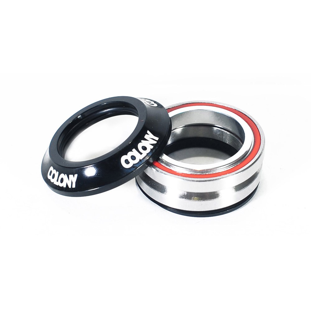 Jeu De Direction KHE 1 BMX Fileté - Acier Noir 30mm, 124g, Old School, Neuf