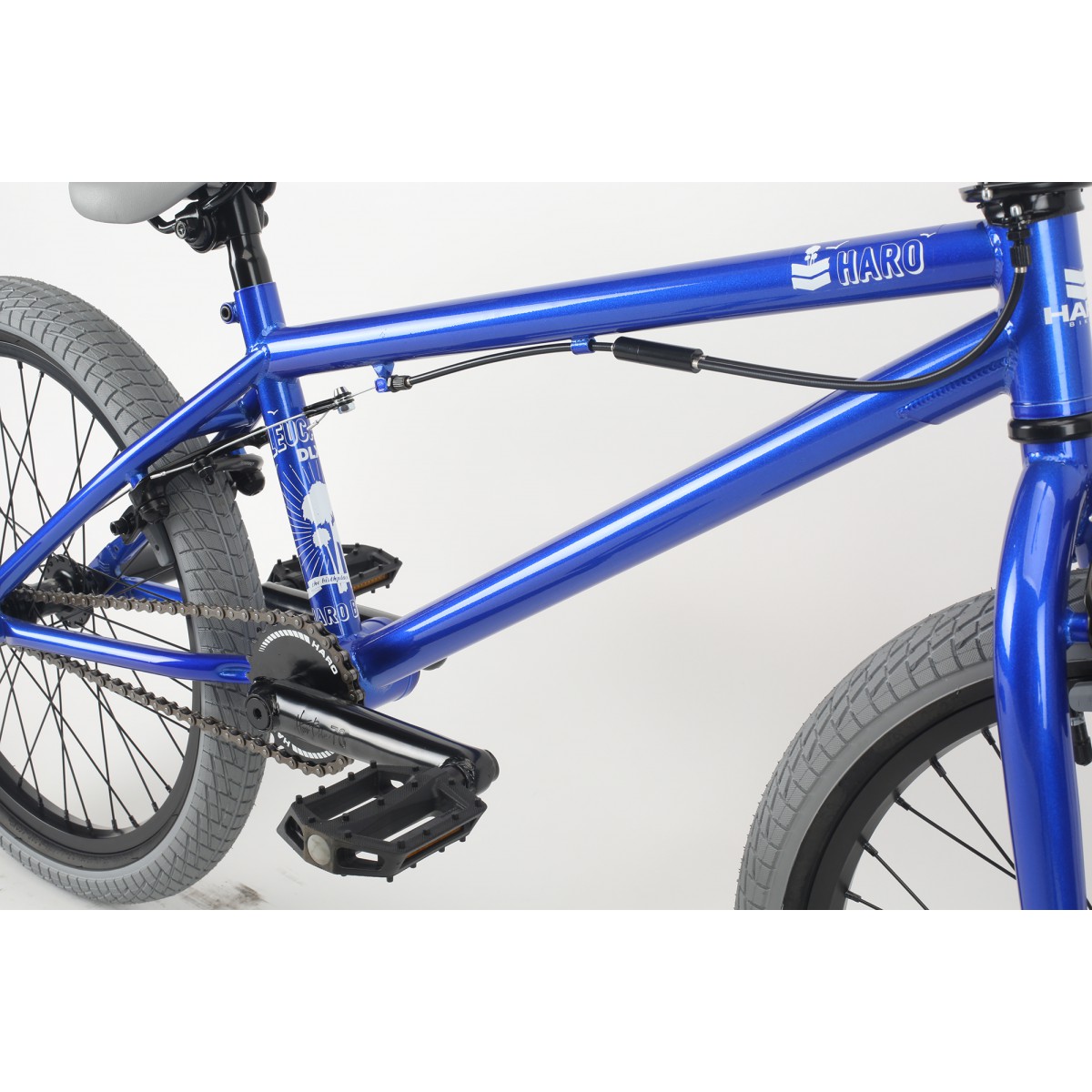 blue haro bmx bike