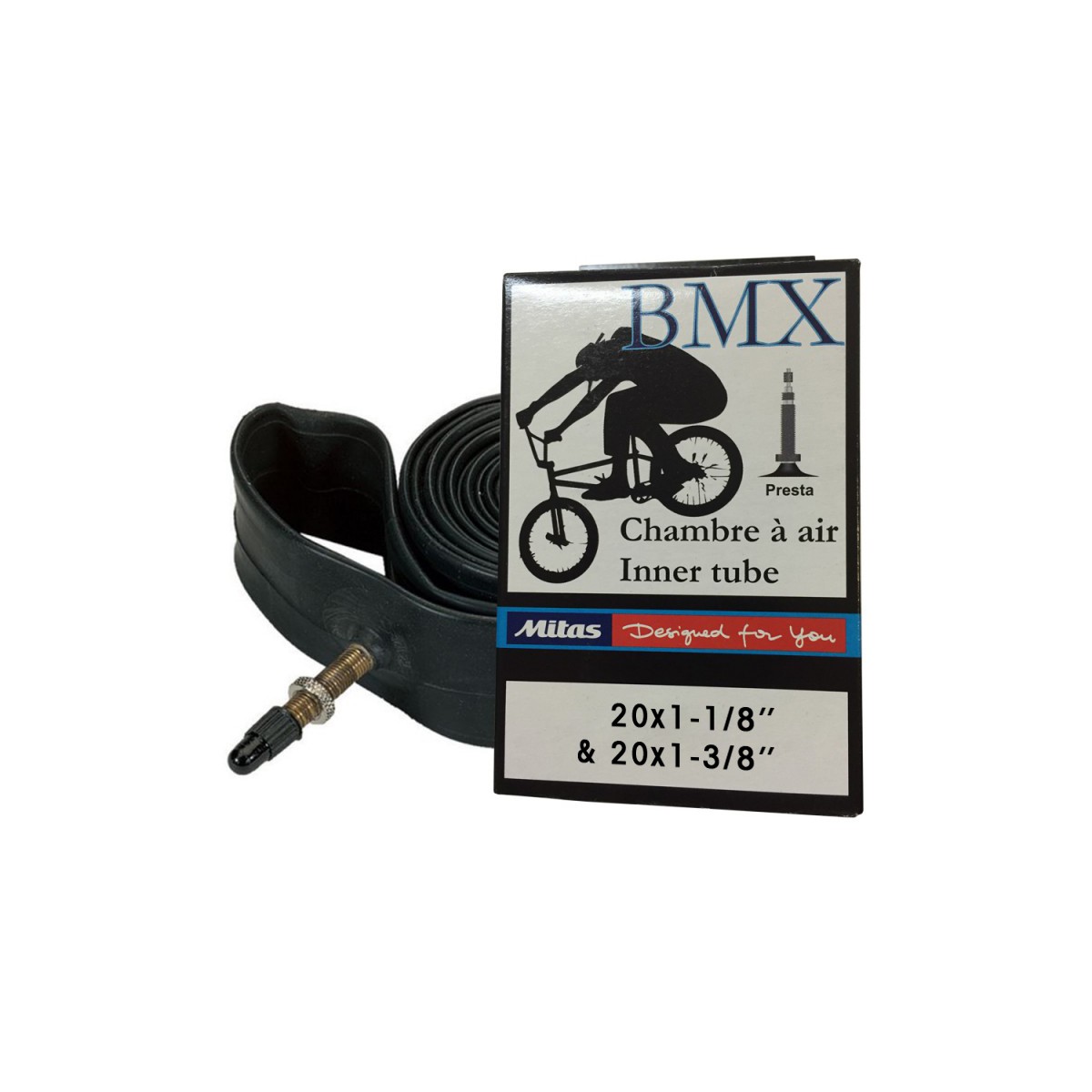 RideNow-Chambre à air de vélo en TPU, caméra de vélo BMX, 20